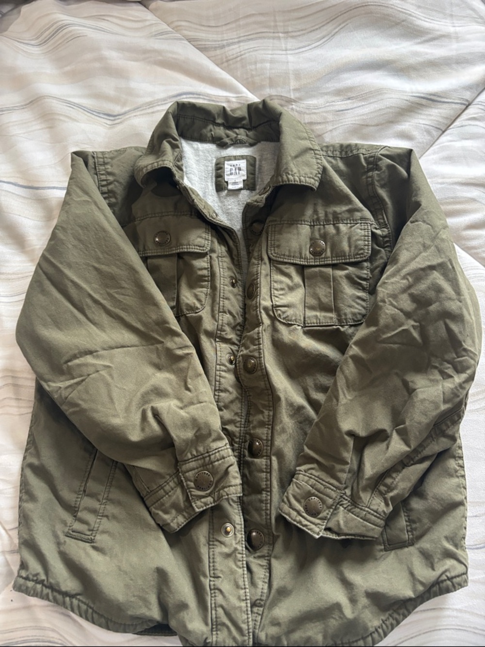 GAP Baby Olive Green Toddler Jacket